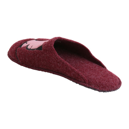 BELSTA Bone Felt Slippers — top view of the pair with Italian felt footbed