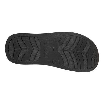 BELSTA The Charcoal Knit Slippers — the pair worn at home