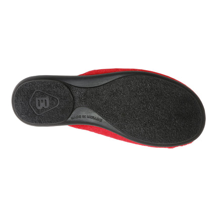 BELSTA The Coffee Felt Slippers — the pair worn at home