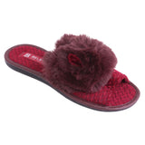 The Merlot Plush Slippers