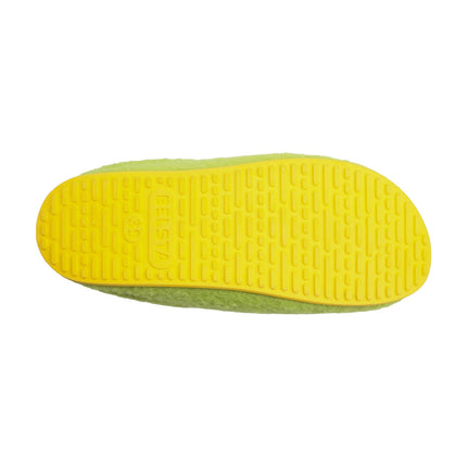 BELSTA The Mischief Wool-Blend Slippers — the pair worn at home