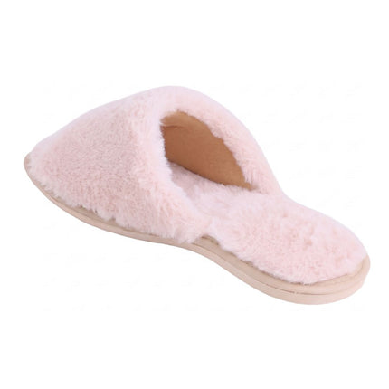 BELSTA Pearl Fluffy Slippers — top view of the pair with soft furry footbed