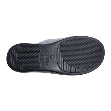 BELSTA The Pebble Knit Slippers — the pair worn at home