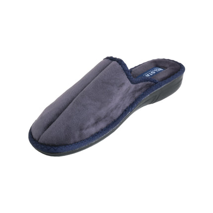 BELSTA women's plum velour slippers — soft velour footbed