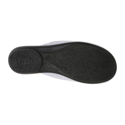 BELSTA The Smile Felt Slippers — the pair worn at home