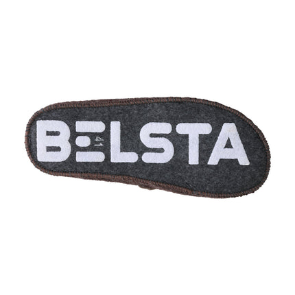 BELSTA The Walnut Felt Slippers — the pair worn at home