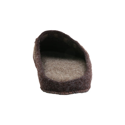 Dense felt sole with printed BELSTA logo of the BELSTA The Walnut Felt Slippers, made in Ukraine